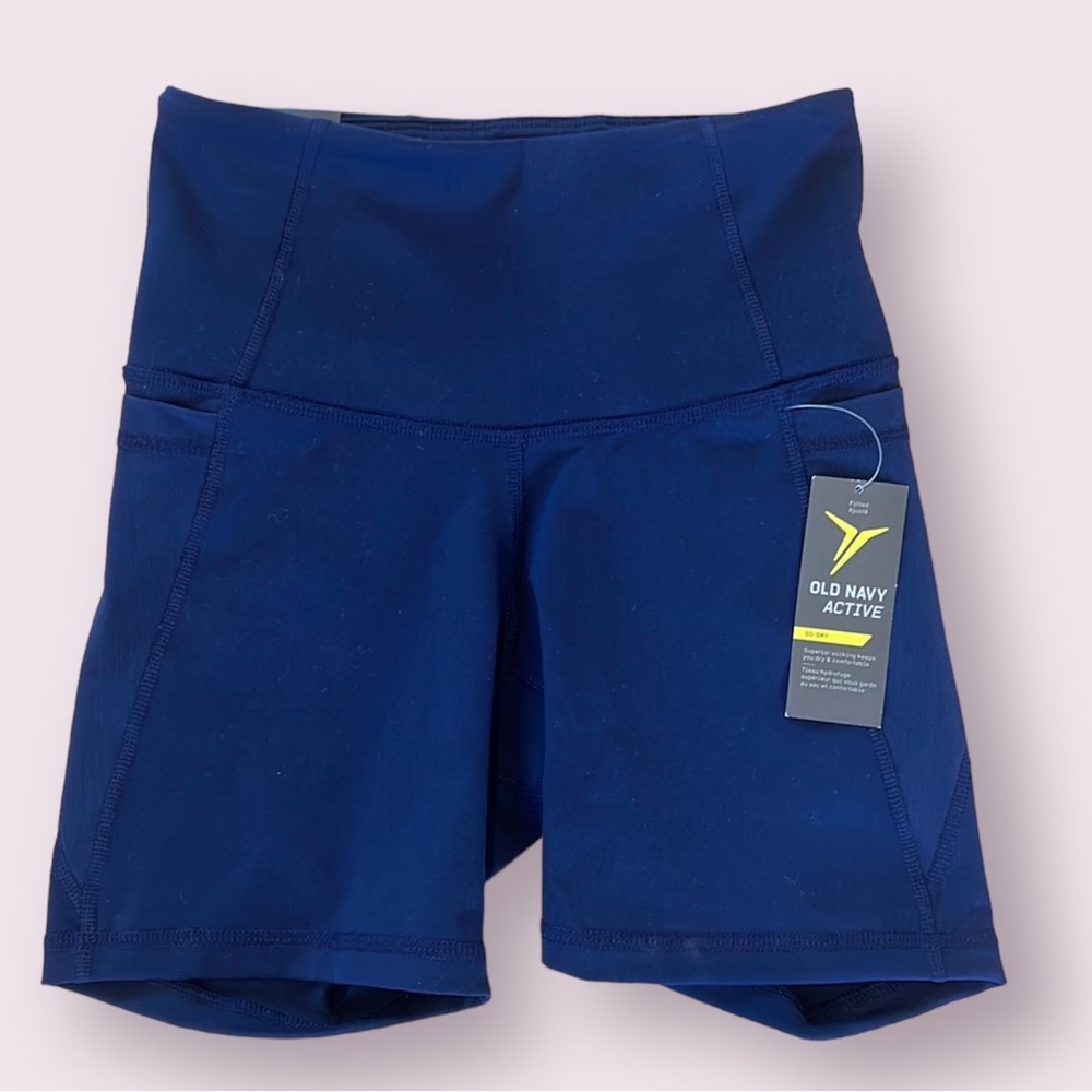 NWT Women’s Old Navy Size XS Navy Blue Bike Shorts